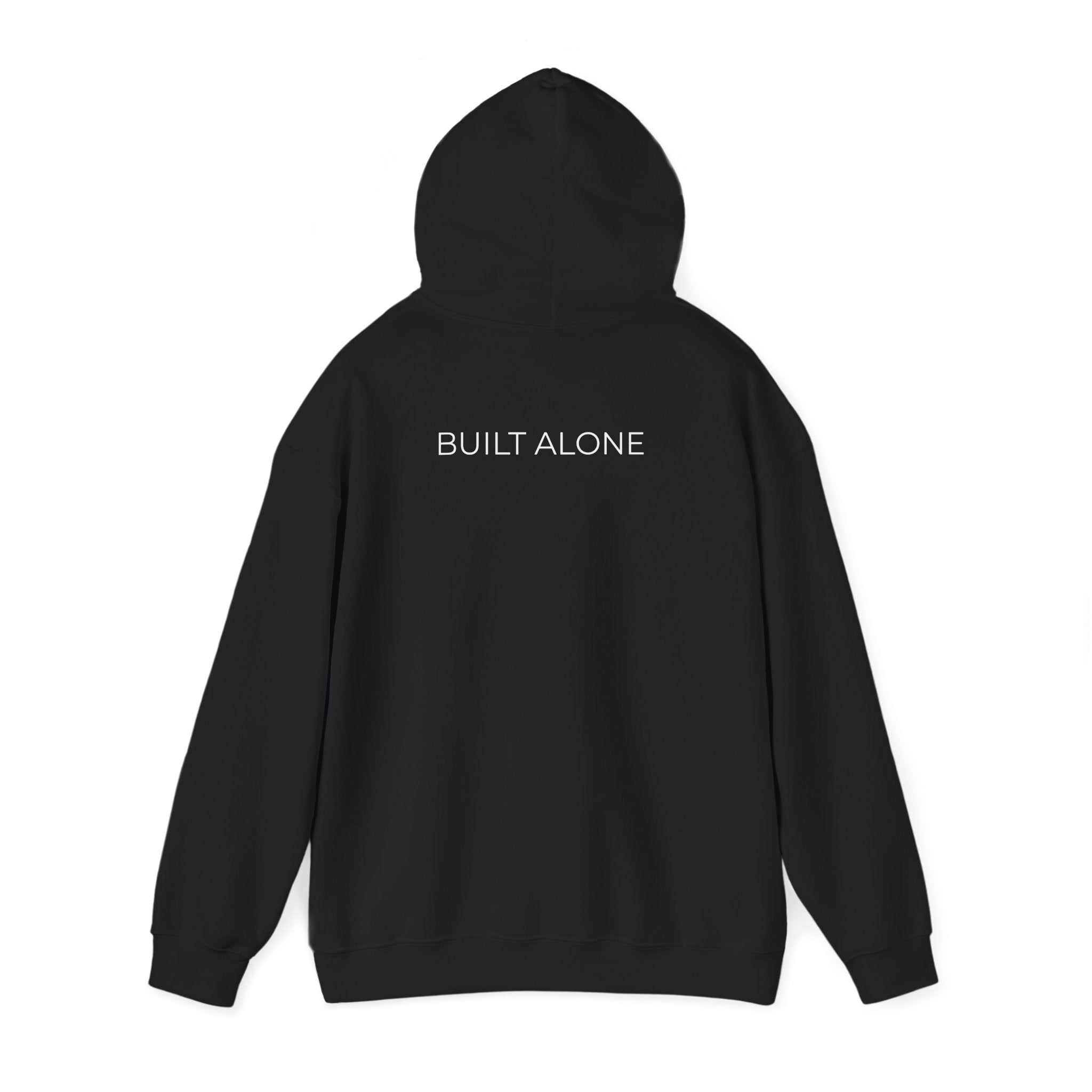 BUILT ALONE™ Hoodie — Minimal Streetwear by Lone Wolf